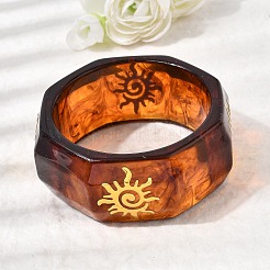 Bracelets en résine pour femmes&nbsp;BJEW-B167-01A