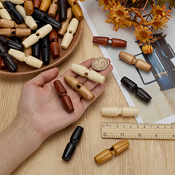 60 stücke 6 arten natürliche holz tasten&nbsp;FIND-FG0004-64