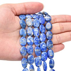 Natürlicher Lapislazuli Perlenstränge&nbsp;G-K311-01A-03