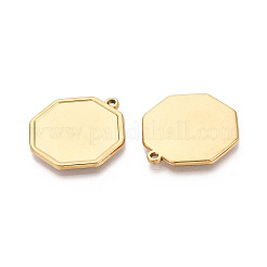 Cabochon-Fassungen für Anhänger aus Edelstahl 304&nbsp;STAS-N108-71G