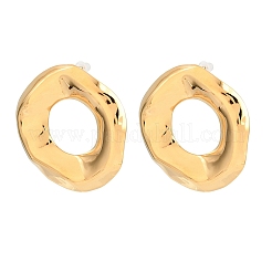 Pendientes de botón de acero inoxidable 304&nbsp;EJEW-C183-02G