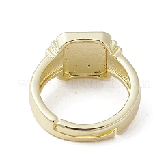 Bagues réglables en laiton&nbsp;RJEW-K257-79G