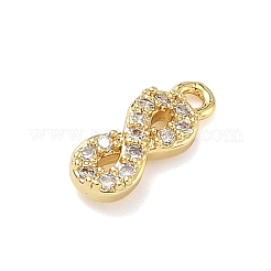 Ottone micro spianare pendenti zirconi&nbsp;KK-C254-06B-G