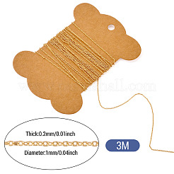 Catene rolo in ottone da 3 m&nbsp;CHC-TA0001-42G