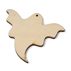 Bois naturel gros pendentifs&nbsp;WOOD-B001-28