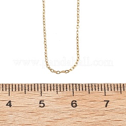 Collares de cadena de cable de acero inoxidable 304 de 1 mm&nbsp;X-NJEW-T016-15G