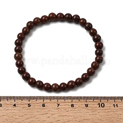 Armbänder aus natürlichen Kaffeejaspisperlen&nbsp;BJEW-A153-01A