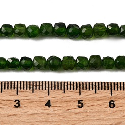 Natürliche grüne Diopsidperlenstränge&nbsp;G-F799-D01-01