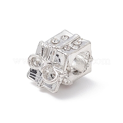 Legierung Rhinestone European Beads&nbsp;MPDL-Q213-16P