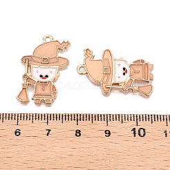 Halloween-Thema Rack-Beschichtung leuchtende Legierung Emaille Anhänger&nbsp;ENAM-N056-234G