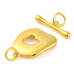 925 Sterling Silber Knebelverschlüsse&nbsp;STER-U005-08G