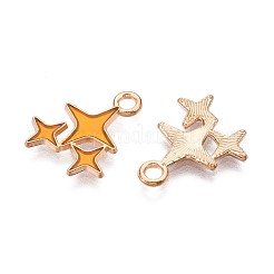 Pendentifs d'émail en alliage&nbsp;ENAM-T020-38A-RS
