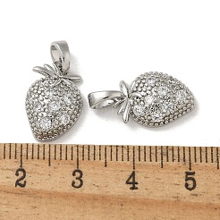Pendentifs en laiton avec micro pavé de zircone cubique&nbsp;KK-R210-17P