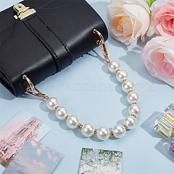 Chaîne de sac en perles imitation plastique&nbsp;FIND-WH20009-37G