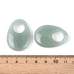 Natürlicher grüner Aventurin-Anhänger mit großem Loch&nbsp;G-N348-06B-05