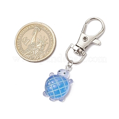 Décorations suspendues lumineuses en résine en forme de tortue&nbsp;HJEW-JM03246