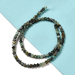 Natürliche afrikanische türkis (jasper) perlen stränge&nbsp;G-G085-B06-01