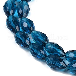 Chapelets de perles en verre transparente  &nbsp;X-EGLA-N013-T10mm-D25