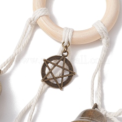Cloches de sorcière protectrices en alliage et fer pour poignée de porte&nbsp;HJEW-JM01895