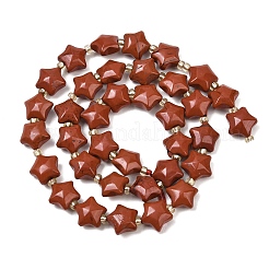 Natürliche rote Jaspis Perlen Stränge&nbsp;G-Z080-A18-10mm