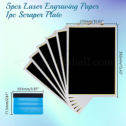 Papiergravurmarkierungspapier für Lasergravierer und Schneidemaschinen&nbsp;DIY-WH0700-36A