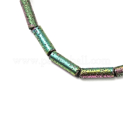 Hebras de cuentas de roca de lava natural galvanizada&nbsp;G-K388-03B-08