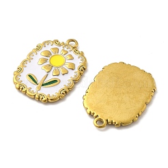 304 Edelstahl-Emaille-Anhänger&nbsp;STAS-D369-12G