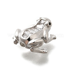Ottone con perline in zirconia cubica&nbsp;KK-Q035-14P