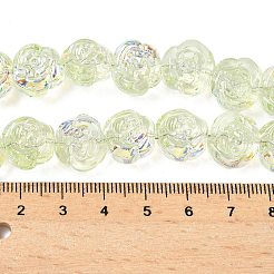 FilI di perline in vetro placcato&nbsp;EGLA-K061-09A-AB03