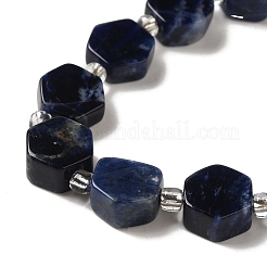 Natur Sodalith Perlen Stränge&nbsp;G-P534-A11-01