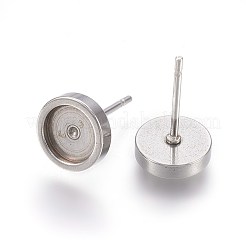 Anlaufgeschützte Ohrsteckerfassungen aus Edelstahl 304&nbsp;X-STAS-L219-02C