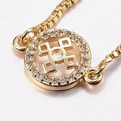 Bracciali in ottone regolabili&nbsp;BJEW-P200-13G