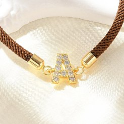 Bracciali in nylon con bretelle regolabili&nbsp;BJEW-C096-01G-01