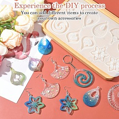 DIY Schmuckherstellungsset für Blatt- und Blumenohrringe&nbsp;DIY-YW0009-39