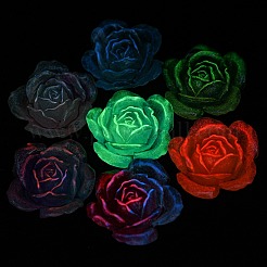 Cabochon decoden luminosi in resina epossidica trasparente&nbsp;CRES-M032-04F