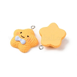 Pendentifs en résine opaque&nbsp;RESI-G127-01C
