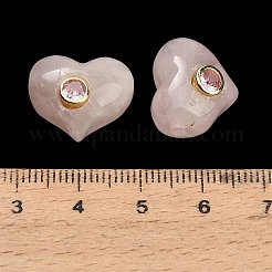 Perlas naturales de cuarzo rosa&nbsp;GG-CBACC2B-03G