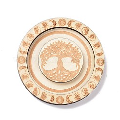 Vassoi espositori per bracciali in legno rotondi piatti&nbsp;BDIS-G010-01A