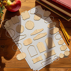 Planches à raser en bois&nbsp;DIY-WH0548-002
