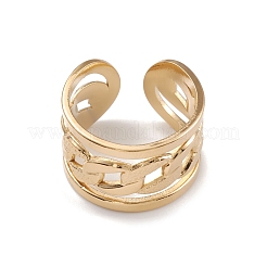 Ionenplattierung (IP) 304 Edelstahl-Manschettenringe&nbsp;RJEW-G285-80G