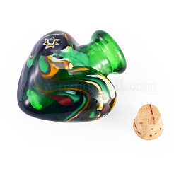 Pendentifs de bouteille de parfum vernissés manuels&nbsp;LAMP-TADJ0001-06B