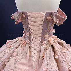 Remplacement de la fermeture éclair de la robe de mariée&nbsp;DIY-WH0496-05C-02