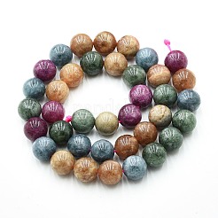 Chapelets de perles de quartz naturel&nbsp;G-N355-10mm-07