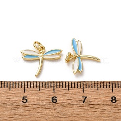 Pendentifs d'émail en laiton &nbsp;FIND-I055-01G-01