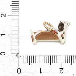 Ciondoli in acciaio inox smaltato 304&nbsp;LS-STAS-L312-01G-02