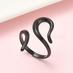 Anelli aperti con polsino in acciaio inossidabile 304&nbsp;LS-RJEW-D338-02A-EB