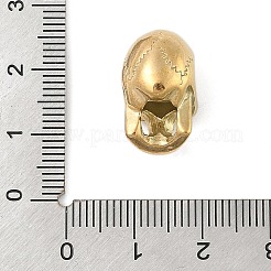 304 Edelstahl-Europäische Perlen&nbsp;STAS-P380-51G