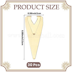 30 clip per segnalibri in acciaio inossidabile&nbsp;AJEW-CP0011-32G