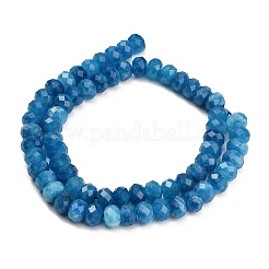 Rangs de perles de jade blanc naturel teintées et facettées&nbsp;GG-CBAE966-01A-S
