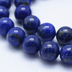 Filo di Perle lapis lazuli naturali &nbsp;G-P342-01-10mm-AB